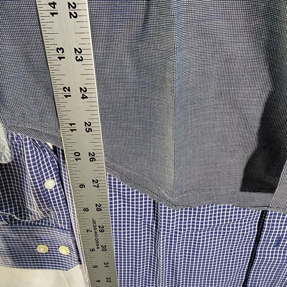 Banana Republic Blue 100% Cotton Long Sleeve ButtonDown Shirt Slim Fit Men Small - Picture 8 of 8